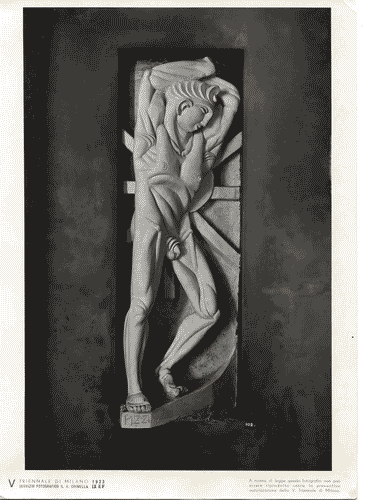 Image for V Triennale - Palazzo dell'Arte - Impluvio - Altorilievo di Carlo Pizzi