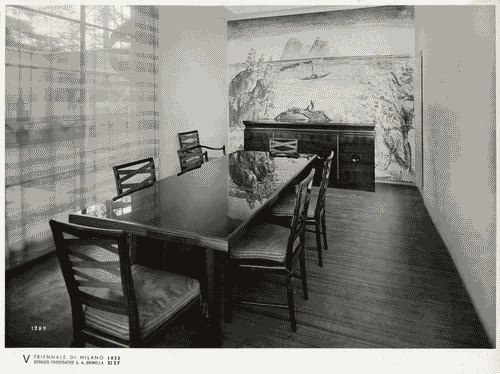 Image for V Triennale - Mostra dell'abitazione - Villa di campagna di Mino Fiocchi, Emilio Lancia, Michele Marelli e Giuseppe Serafini - Sala da pranzo