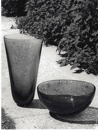 Image for X Triennale - Mostra merceologica - Sezione C - Vaso e ciotola di cristallo - Flavio Poli