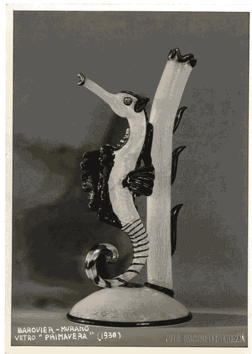 Image for IV Triennale - Galleria dei vetri - Portafiori in vetro della serie "Primavera" di Barovier