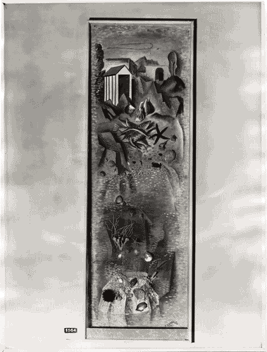 Image for VI Triennale - Palazzo dell'Arte - Caffè e mescita con birreria all'aperto - Pannello polimaterico di Emanuele Rambaldi