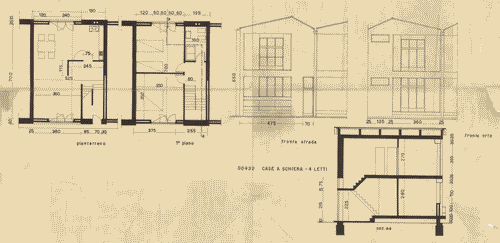 Image for Case a schiera a 4 letti. Piano terreno e primo piano