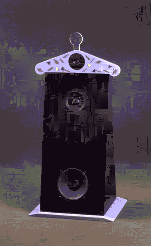 Image for Trasduttore acustico esposto nella mostra Dal cucchiaio alla città