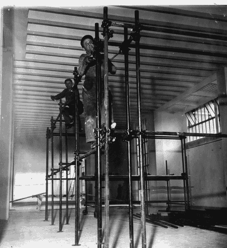 Image for Lavori di allestimento della X Triennale