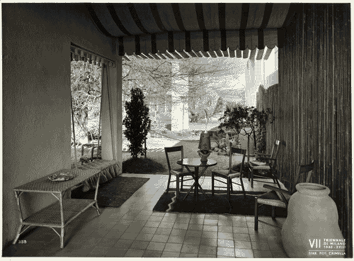 Image for VII Triennale - Sezione del giardino - Terrazze arredate - Terrazza sul mare