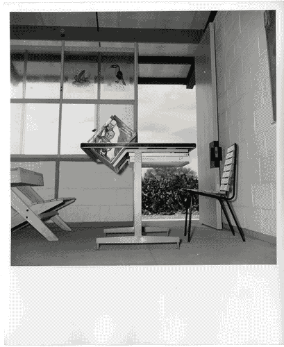 Image for XII Triennale - Sezione del Messico - Scuola-casa rurale - Banco scolastico