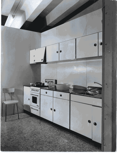 Image for X Triennale - Mostra della casa - Alloggio Borsalino n. 1 - Cucina - Ignazio Gardella - Marco Comolli - Luigi Radice - Enrico Taglietti