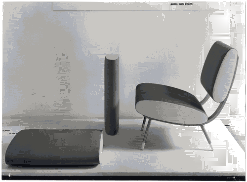 Image for XI Triennale - Parco Sempione - Proposte per l'edilizia - Poltrona in gommapiuma rivestita in vipla - Gio Ponti