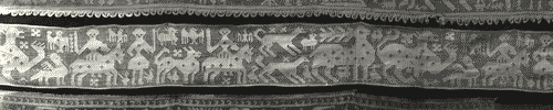 Image for VII Triennale - Mostra del pizzo antico - Fascia di tessuto ricamato