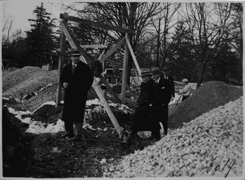 Image for Sopralluogo ai lavori della costruzione del Palazzo dell'Arte