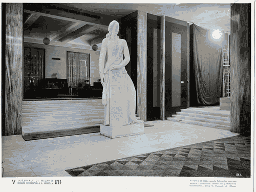 Image for V Triennale - Palazzo dell'Arte - Atrio - Statua "la fortezza" di Libero Andreotti