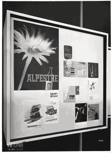 Image for VII Triennale - Mostra dell'arte grafica - Quinta sezione: gli artisti grafici moderni più significativi - Pannello dedicato a Dradi e Rossi