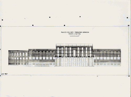 Image for Fronte est del Palazzo dell'Arte