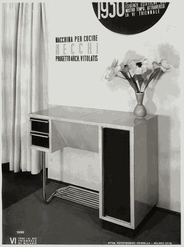 Image for VI Triennale - Galleria delle arti decorative e industriali - Mobile per macchina da cucire