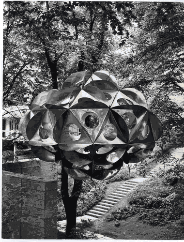 Image for XIII Triennale - Ponte in ferro e parco Sempione - Installazione AconA BconB - Bruno Munari