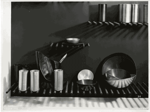 Image for IX Triennale - Metalli nella casa - Stoviglie in alluminio anodizzato