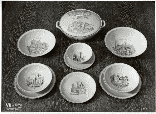 Image for VII Triennale - Mostra della ceramica - Servizio da tavola di Guido Andlovitz