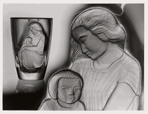 Image for V Triennale - Arti decorative e industriali - Mostre estere - Svezia - Vaso tagliato di cristallo Orrefors