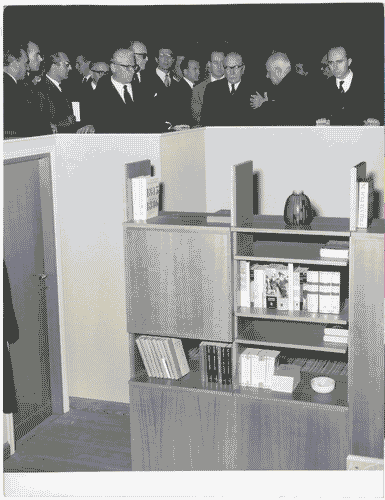 Image for XII Triennale - Visita del Presidente della Repubblica Giovanni Gronchi - Ivan Matteo Lombardo - Tommaso Ferraris - Virgilio Ferrari - Ignazio Gardella - Ludovico Magistretti