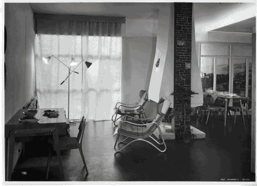 Image for IX Triennale - Abitazione - Alloggio n. 6 - Soggiorno - Cesare Foà - Pietro Angelini - Carlo Cocchia - Michele Cretella - Giulio De Luca - Raffaele Salvatori - Carlo Coen - Luigi Cosenza