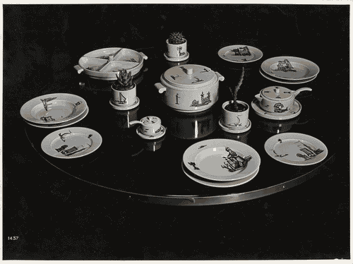 Image for V Triennale - Arti decorative e industriali - Ceramiche - Servizio da tavola di Guido Andlovitz