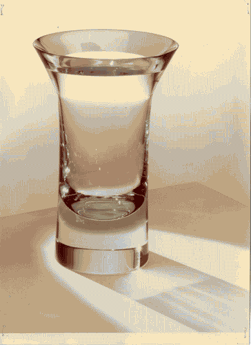 Image for XI Triennale - Sezione della Cecoslovacchia - Vaso soffiato in vetro verde berillo tagliato