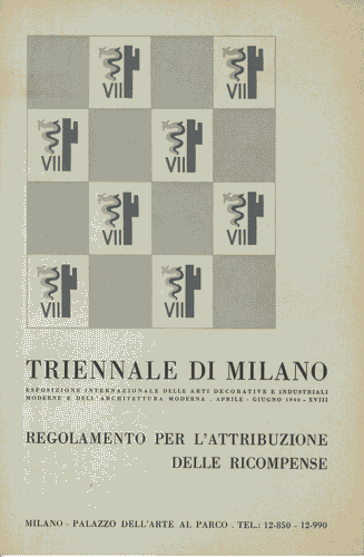 Image for Opuscolo con il "Regolamento per l'attribuzione delle ricompense", 16 pagine più un allegato, con logo di Enrico Ciuti ripetuto 8 volte in un motivo a scacchiera