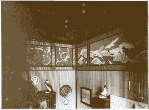 Image for II Biennale - Sala di Lucca - Salotto di caccia - Fregio decorativo di Angelo Mario Crepet