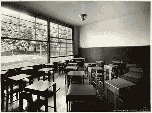 Image for V Triennale - Costruzioni nel parco Sempione - Aule scolastiche tipo - Aula per piccola scuola rurale economica