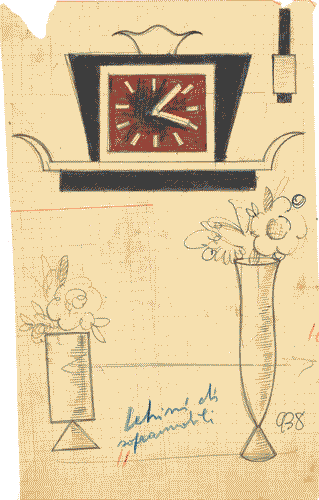 Image for Schizzi per soprammobili vari in argento e galatite o legno