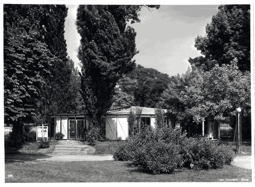 Image for IX Triennale - Sezioni estere - Padiglione USA nel parco Sempione - Gruppo B.B.P.R.