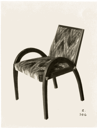 Image for IV Triennale - II Galleria dell'arredamento - Salotto da studio per signora di Gaetano e Osvaldo Borsani - Sedia