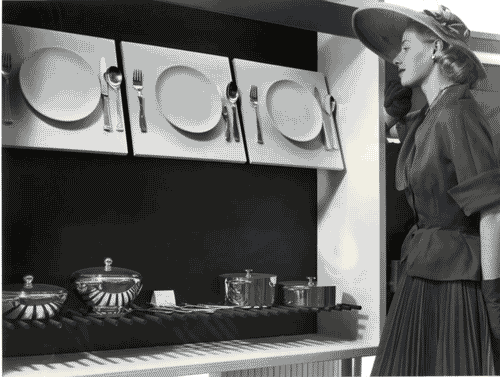 Image for IX Triennale - Metalli nella casa - Piatti, posate e stoviglie