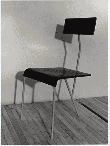 Image for VIII Triennale - Arredamento - Prima parte. Mobili singoli suddivisi per funzione - Sedia in tubo di ferro e lamiera - Giancarlo De Carlo