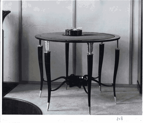 Image for III Biennale - Sala de Il Labirinto, particolari di arredamento - Tavolino da gioco di Tomaso Buzzi