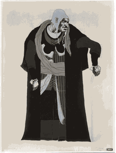 Image for VI Triennale - Mostra internazionale di scenotecnica teatrale - Sezione internazionale - Costume per "Volpone" di Ben Jonson