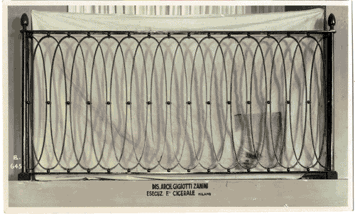 Image for IV Triennale - Scalone d'onore - Balaustra in ferro battuto disegno di Gigiotti Zanini