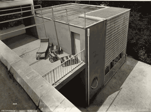 Image for V Triennale - Mostra dell'abitazione - Casa per le vacanze di un artista sul lago di Giuseppe Terragni e altri