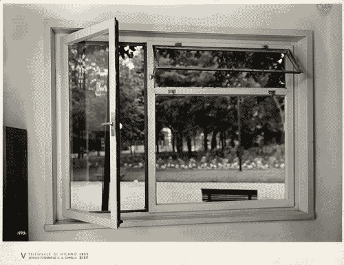 Image for V Triennale - Mostra dell'abitazione - Casa media di Virgilio Vallot - Finestra della cucina