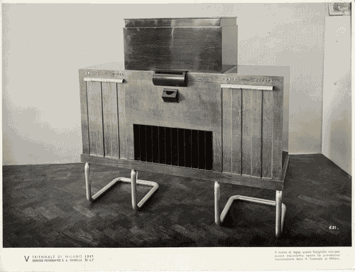Image for V Triennale - Arti decorative e industriali - Sala dell'E.N.A.P.I. - Mobili e oggetti di legno - Mobile radio