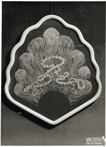 Image for VII Triennale - Mostra dei tessuti e dei ricami - Sezione dei merletti e dei ricami - Ventaglio di Pia di Valmarana