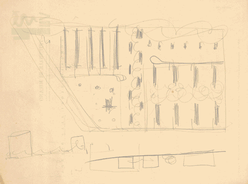 Image for Primo progetto del qt8. Studio planimetrico di parte del quartiere (fronte e retro)