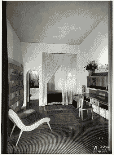 Image for VII Triennale - Mostra dell'arredamento alberghiero - Ambiente n. 4: Camera d'albergo a Capri di Alessandro Pasquali