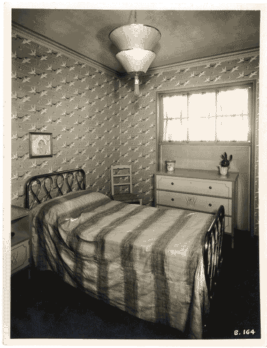 Image for IV Triennale - Giardino - Casa per le vacanze "Domus nova" di Gio Ponti ed Emilio Lancia - Camera da letto singola