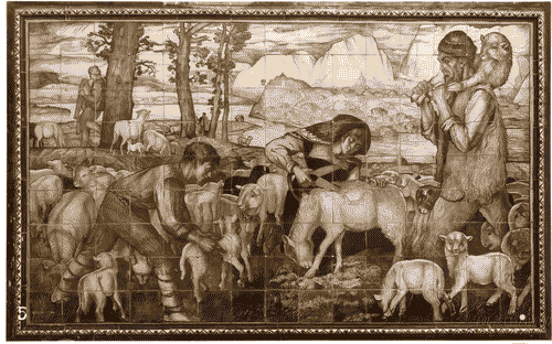 Image for II Biennale - Sala Cascella - Pannello in maiolica di Basilio Cascella