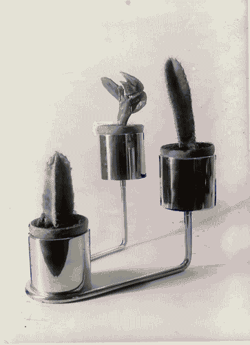 Image for V Triennale - Arti decorative e industriali - Cristalli-metalli-illuminazione - Portapiante in metallo cromato di Ugo Carà