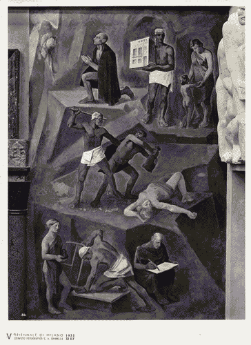 Image for V Triennale - Pittura murale "camminare, costruire, combattere, vincere" di Esodo Pratelli