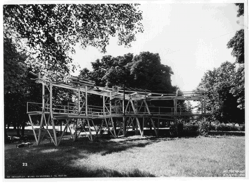 Image for IX Triennale - Mostra internazionale dell'architettura in movimento - Seggiovia del Parco Sempione - Stazione intermedia