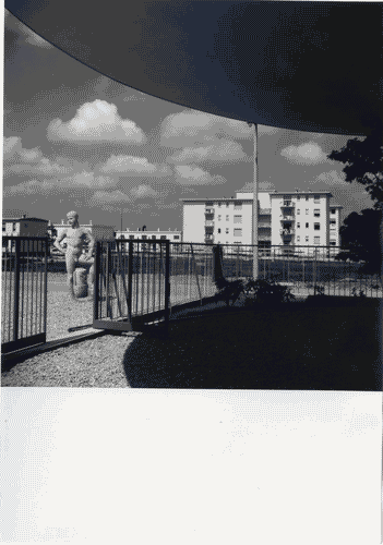 Image for IX Triennale - Quartiere sperimentale della Triennale di Milano (QT8) - Padiglione per esposizioni del QT8 - Piero Bottoni - Scultura di Leone Lodi