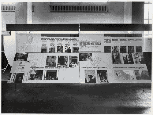 Image for VIII Triennale - Mostra dell'abitazione - Prima parte. Dati di consistenza per la Sicilia. Indagine sull'abitazione - Pannello Catania. Lavoro e Assistenza